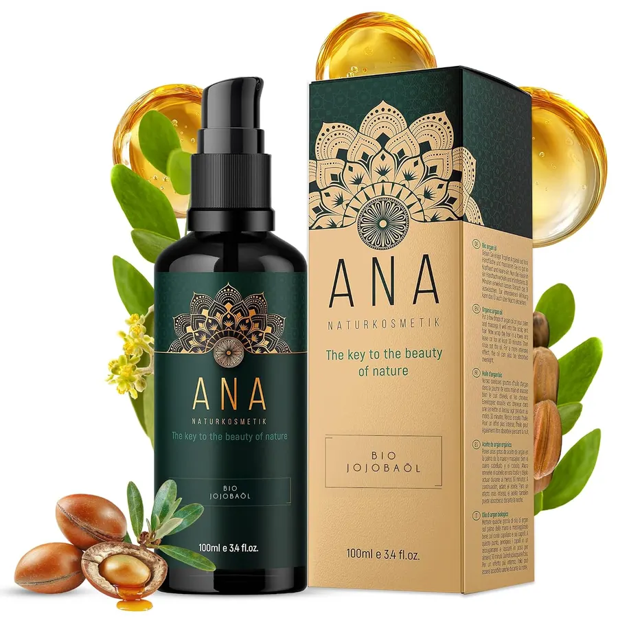 ANA Bio-Jojobaöl 100 ml mit Vitamin E, kaltgepresst