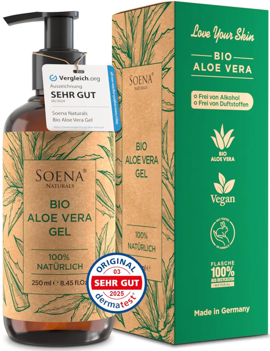 Bio-Aloe-Vera-Gel für Gesicht und Körper