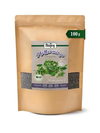 Biojoy Bio-Pfefferminzblätter getrocknet, 100 g