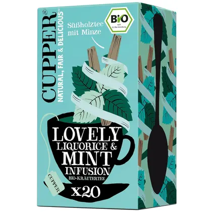 Cupper Kräutertee Lovely Liquorice & Mint