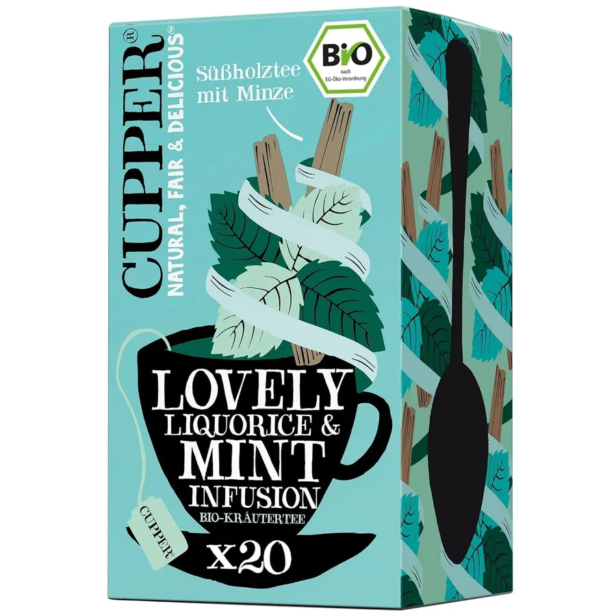 Cupper Kräutertee Lovely Liquorice & Mint