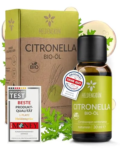 Heldengrün Bio-Citronellaöl 30 ml