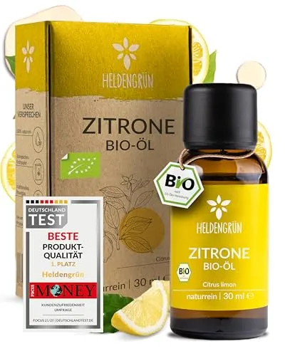 Heldengrün Bio-Zitronenöl 30 ml aus Italien