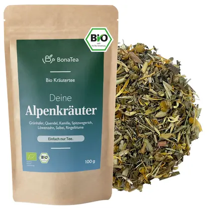Lose Alpenkräuter-Mischung 100 g bio