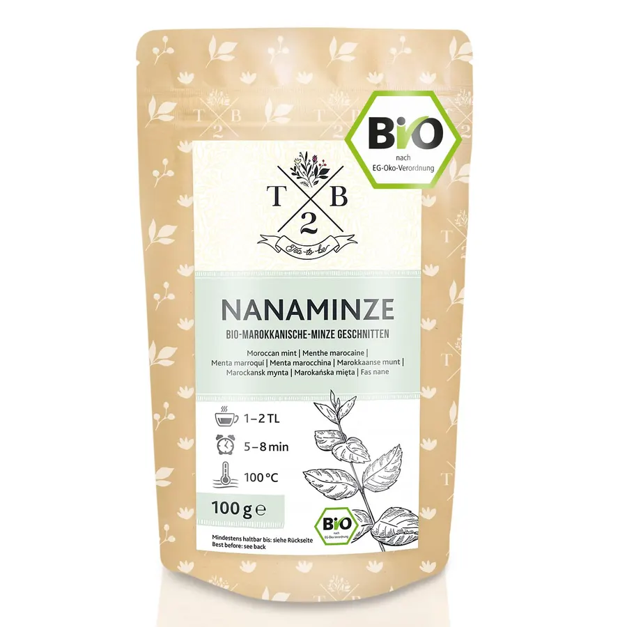 Nana-Minze Bio-Tee geschnitten, lose, 100 g