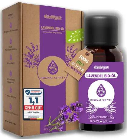 Naturreines Bio-Lavendelöl für Aromatherapie