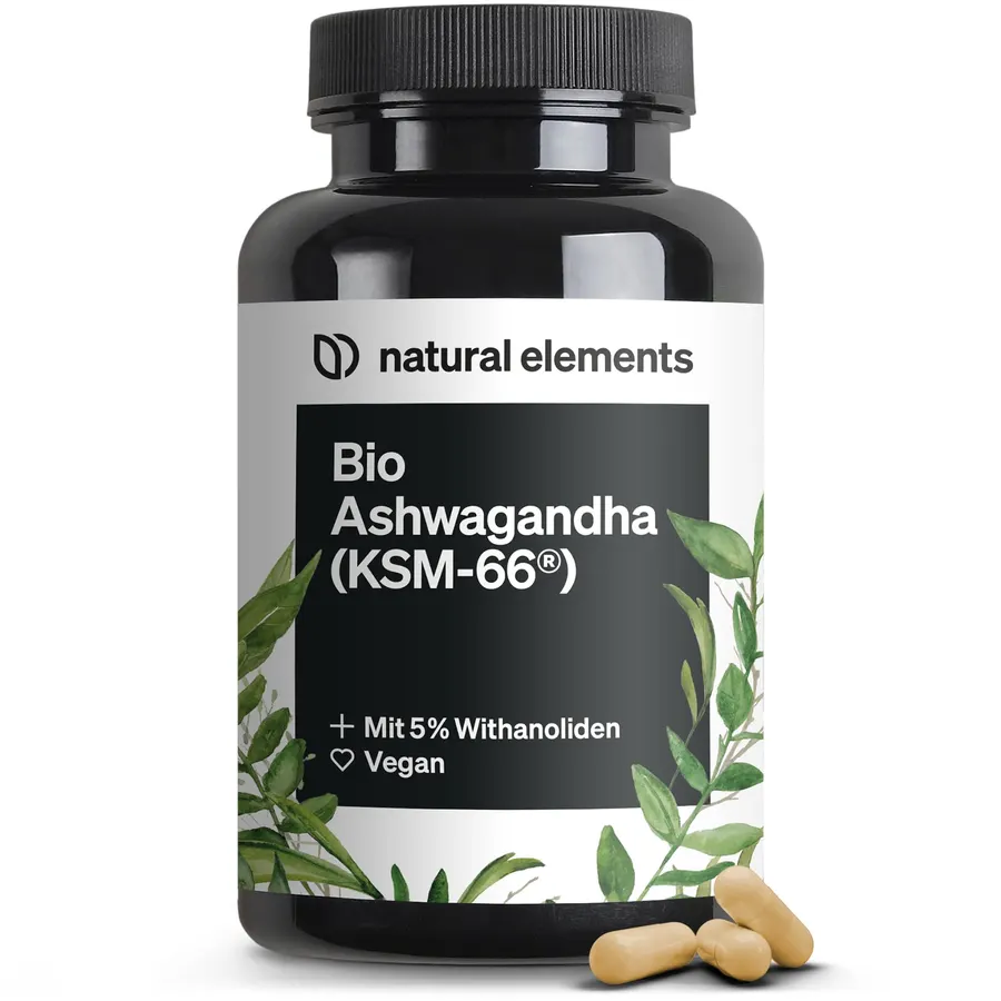 Premium KSM-66 Ashwagandha vegan, 180 Kapseln